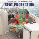 Pontoon Boat Seat Cover Microfiber, Quick-Dry, Universal Fit, Stylish Parrot Design (Paradise Parrot), PB01BBG