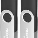 USB 2.0 Flash Drive 64GB Thumb Drives Memory Stick Jump Drive Zip Drive 2Pack 64GB Black