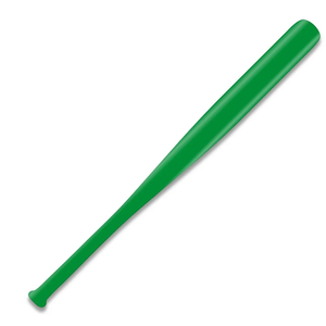 Mini Green Baseball Bat