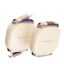 240W USB C to USB C Cable,PD3.1 Retractable USB C Cable with Magnetic Slot for Travel,Car,5 Preset Length, Fast Charging for iPhone 17/16/15,iPad,MacBook,Galaxy S25/24,Beige,3.3ft,2pack