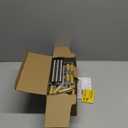 Solar Outdoor Lights, 10 Pack Waterproof Stainless Steel Solar Stake Lights for Pathway Garden Yard Path Walkway Driveway Lawn Patio Outside Decor, Cool White