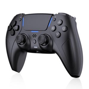 JDDWIN Wireless Gaming Controller Compatible with PS5/Android/PC, with LED Lights, Bluetooth,Hall Effect Joystick, Dual Vibration, 3.5mm Audio Jack, 6-Axis Motion Contro Gamepad with Speaker