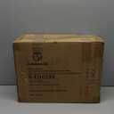 Famiware Eden Plates and Bowls Sets, Stoneware Dinnerware Sets with Gold Trim, 12 Pieces Dishes Set for 4 - Chip and Scratch Resistant, Microwave and Dishwasher Safe, White Circle