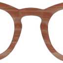 Peepers by PeeperSpecs Oprah's Favorite Women's Round Stardust Blue Light Blocking Reading Glasses (Pink Horn)