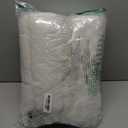 LE SURE Cute Orthopedic Dog Bed Large Sized Dog, Waterproof Chic Flat Pet Beds with Removable Washable Cover, Fuzzy Thick Egg Crate Foam Pet Mat for Indoor Use (36" x 27", Cream)