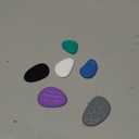 Fidget Toys Adults Sensory Stone: 6 Pack Textured Worry Stone for Autism Kids Calming Down - Fidget Stress Toys for Anxiety Relief - Small Students Prizes Fidget Toys