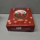 12oz Christmas Disposable Plastic Cups-Christmas Balls Ornaments Drinking Cups for Holiday Party Supplies Cold Drinks, Coffee, Beer, Drinks, Ice Cream. (100)