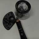 Electric Makeup Brush Cleaner and Dryer Machine - Super Fast Clean and Dry Make Up Brushes - Automatic Cosmetic Brush Spinner Washer Tools (Black)