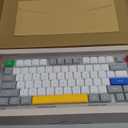 Nuphy Kick75 Wireless Mechanical Keyboard with Knob,75% Layout 80 Keys RGB Backlit, Hot Swappable Low Profile Keyboard with PBT Keycaps,Gaming Keyboards, Support BT/2.4G/USB-C (Blush Nano Switch)