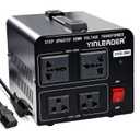 Yinleader 110V to 220V Voltage Converter Transformer 2000W Step Up/Down 110/120 Volt - 220/240 Volt Converter