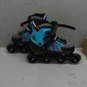 MammyGol Inline Skates for Adults Kids, Adjustable Aggressive Durable Roller Skates with Giant Wheels, High Performance Skates for Men Women Boys Girls (Big Kid (3-6 US))