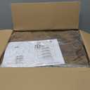 Fruit Basket, 5-Tier Utility Kitchen Organizer and Storage Cart with Pull-Out Baskets and Wood Top, Rolling Pantry Kitchen Cart on Wheels for Fruit Potato Onion Vegetable Snack Produce (Black)