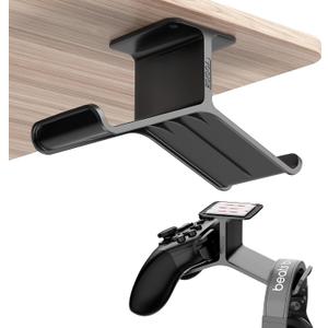 Controller Holder,Headphone Stand Headset and Controller Stand Under Desk Controller Holder with Strong Double Sided Tape Universal Design for Xbox ONE, PS5, PS4, PC