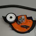 9-Inch Cutting Blade Lawn Edger Universal Attachment for More Brands of Powerheads (Orange+Black)