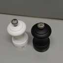 Peugeot Bistro Duo Manual Salt and Pepper Mill Set - Classic Adjustable Grinder, Beechwood, 4 inch, Black and White (2.4 x 2.4 x 3.1 inches (Pack of 1))