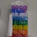 Monthly Pill Organizer, CAidRE 30 Day Pill Organizer 2 Times a Day, One Month Pill Box Organizer AM PM, Weekly Pill Holder for Fish Oil, Vitamins, Supplements (Multi-colored)