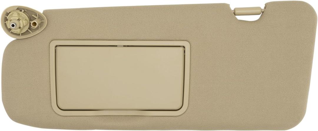 Left Driver Side Sun Visor Compatible with Honda CRV 2017-2022 Sun Shade Without Light Replacement 83280TLAA02ZA Color: Beige