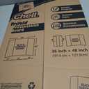 Chell 36" x 48" Large Trifold Poster Board, 2 Pack, Black Corrugated Project Boards for Science Fair, School Projects, Event Displays and Business Presentations