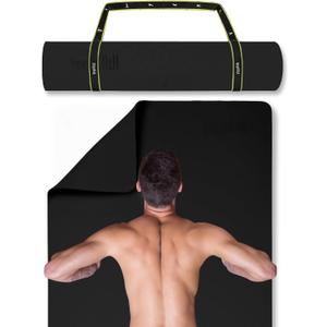 Gogokiwi Extra Wide Yoga Mat for Men Women (72"L x 36"W) Non Slip Fitness & Exercise Mat with Alignment Marks for Yoga, Pilates, Floor Workouts