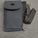 CrossBody Bags with Touchscreen Cell Phone Purse Window Zipper Pocket,RFID Blocking Card Holder iPhone bag for Women