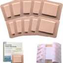 Silicone Foam Dressing 4x4 | Medical Grade Wound Care & Dressings | Waterproof Non-Stick Pads for Sensitive Skin (10 Pack) Medical Bandages for Post-Surgery, Bed Sores & Burns