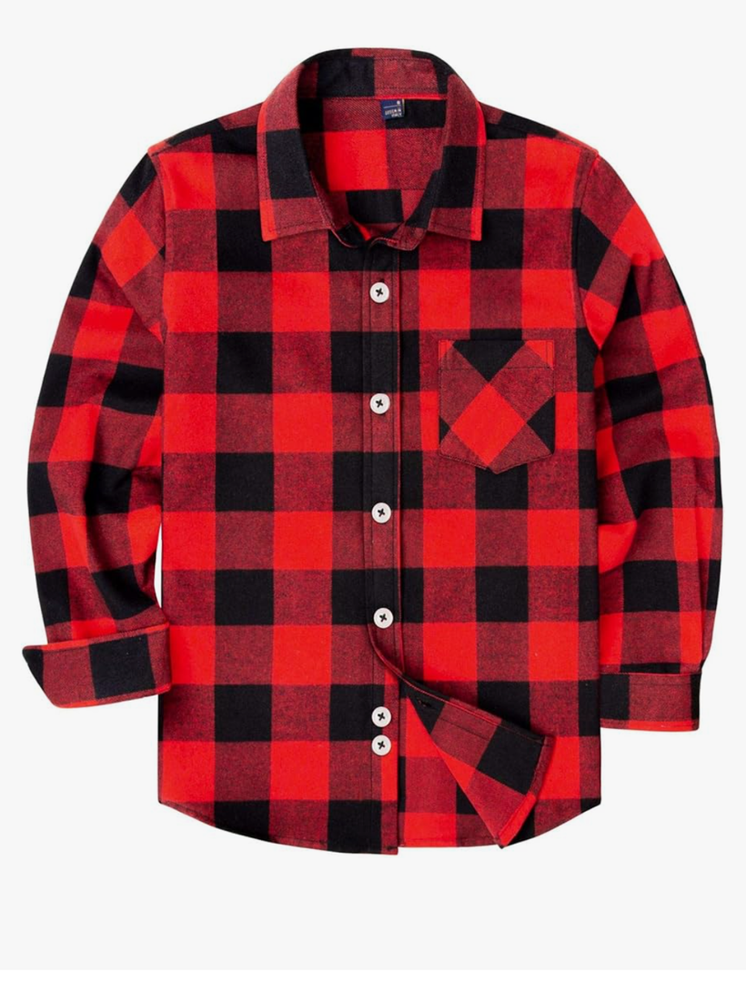 siliteelon Toddler Baby Boys Plaid Flannel Shirt Long Sleeve Button Down Shirts, Toddler 1/2 Years Old siliteelon Toddler Baby Boys Plaid Flannel Shirt Long Sleeve Button Down Shirts, Toddler 1/2 Years Old