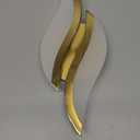 CANEOE Modern LED Wall Sconce 6000K Black Indoor Wall Light Fixtures Acrylic Wall Sconce Lighting for Living Room Bedroom Bedside Bathroom Hallway Stairway Wall Lamp (Gold, 1 Pack, 3000K)