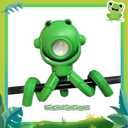 TOLYS Frog Kids Flashlight  Rechargeable LED Torch with 8 Color Modes, USB-C, Fun Flashlight for Boys & Girls, Perfect for Parties, Camping & Outdoor Adventures