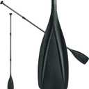 Niphean Carbon SUP Paddle, Adjustable Lightweight Paddle Board Paddles with Rigid Carbon Composite Shaft and Nylon Fiberglass Blade, Floating 3&4-Piece Set for SUP& Kayak