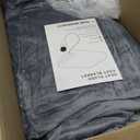 Homemate Electric Heated Blanket Full Size - 72"x84" Heating Blanket Full Size 1/2/4/6/8 Hours Auto-Off 10 Heat Level Over-Heat Protection Flannel Sherpa ETL Certification