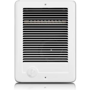 CSC202TW Electric Wall Heater, PN: 67507, 2000/1500W(6825/5120 BTU) 240/208V, 10s Fast Heating Nickel-Chromium Coil, 30dB Quiet Fan, Heats 200 Sq.Ft. Room, White (Thermostat Complete Unit)
