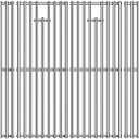 KIKIBRO Stainless Steel Cooking Grill Grates Replacement for 16517 Bull BBQ Angus, Brahma, Lonstar Select, Outlaw Steer Premium, Lonestar Select, 7 Burner Premium, 19.25" x 30", 4 pack
