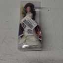 Miniature Woman Ceramic Doll, Victorian Miniature Porcelain People Exquisite for Doll House