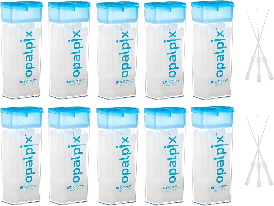 Opal pix Dental Picks (10 Pack) 32ct in Each Pack. Toothpicks. Plastic Tooth Dental Pick Oral Care Picks. Will NOT Break or Splinter