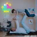 Circus Show Neon Sign Circus Theme Party Decorations Colorful LED Light for Kids Room Carnival Party Decor Playroom Wall Art(12.5 * 12.6inch)