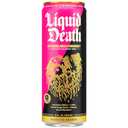Liquid Death Sparkling Energy - Scary Strawberry, Zero Sugar Energy Drink, Unextreme Caffeine 100mg, Essential Vitamins, 12 Fl Oz (Pack of 12)