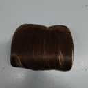 Bangs Hair Clip in Bangs, 100% Real Human Hair Clip in Fringe, 3 Secure Clips in Full Fringe French Bangs Natural Thick Volume Fake Bangs for Women Girls Daily Wear Medium Brown