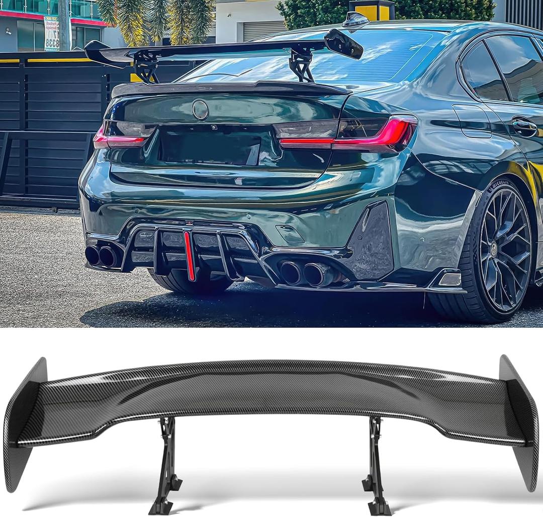 DREAMOTOR 47 Inch Spoilers for Cars Universal GT Rear Spoiler Rear Trunk