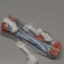 Eurmax USA Galvanized Non-Rust Camping Family Tent Pop Up Tent Stakes Canopy Anchors Heavy Duty 10pc-Pack, with 4x10ft Ropes & 1 Orange Stopper