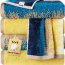 SEMAXE 4-Pack Luxury Bath Towels for Bathroom, 100% Cotton, Soft, Absorbent, and Quick-Drying, 55"x27", Colorful, Perfect for Hotels, Gyms, and Spas
