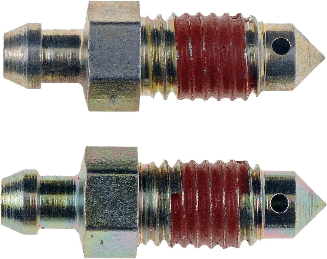 Dorman 12702 Brake Bleeder Screws - Quick Bleeders - M10-1.5 X 33 mm Compatible with Select Models, 2 Pack