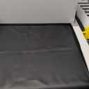 27x27 Inch Silicone Washing Machine Drain Pan - Waterproof Leak Protection Mat, Anti-Vibration Floor Protector for Washers & Dryers, Black