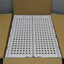 SNSLXH 5 Pack Stackable Closet Storage Basket, Multifunctional & Foldable Closet Organizer for Bathroom Kitchen Laundry Room Wardrobe Storage, Space-Saving Clothes Storage Drawer Organizer, White