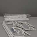 Simple Houseware Standing Coat and Hat Hanger Organizer Tree Shaped Rack, 18 Hooks, White