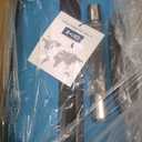 Coolife Hardside Checked Luggage with TSA Lock, Spinner Wheels, Telescopic Handle, Lightweight Suitcase (Lake Blue, M(24in))