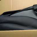 Seat Covers for Honda Civic Hatchback LX, EX, EXL, Sport, Touring, 2016-2021, Faux Leather Car Seats Cover Full Set Seatback Waterproof, Black Grey (60/40 Split Seatback)
