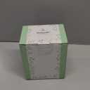 Bosmarlin Ceramic Travel Coffee Mug with Handle and Lid, 18 oz, Portable Coffee Cup for Car Cup Holder, Microwave and Dishwasher Safe, Reactive Glaze (Peacock Blue)