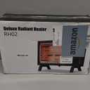 Homeleader ETL Portable Radiant Heater, 1250W/1500W Space Heater for Indoor Use, Rapid Heating with Adjustable Thermostat, Perfect for garages, Black