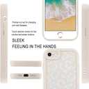 MOWIME Compatible with iPhone 7/8/SE 2020 Case, Cheetah Print Shockproof Soft TPU Protective Case for Women Girls, Slim Anti Scratch Leopard Case for iPhone 7/8/SE 2020 4.7 Inch, White
