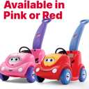 Step2 Push Around Buggy Kids Push Car, Ride On Toy, Stroller Substitute, Includes Seat Belt & Horn, Made of Durable Plastic, Max Weight 50 lbs., For Toddlers 1.5-4 Years Old, Pink